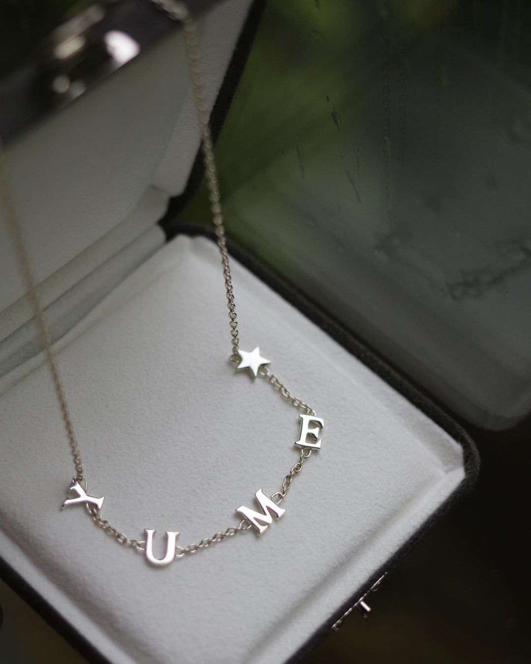 「LOVES」Station Necklace - Custom Initial