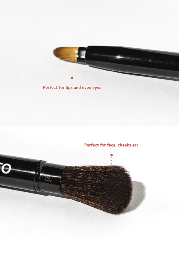 Duo Brush Lip+Cheek|唇頰兩用專業化妝掃