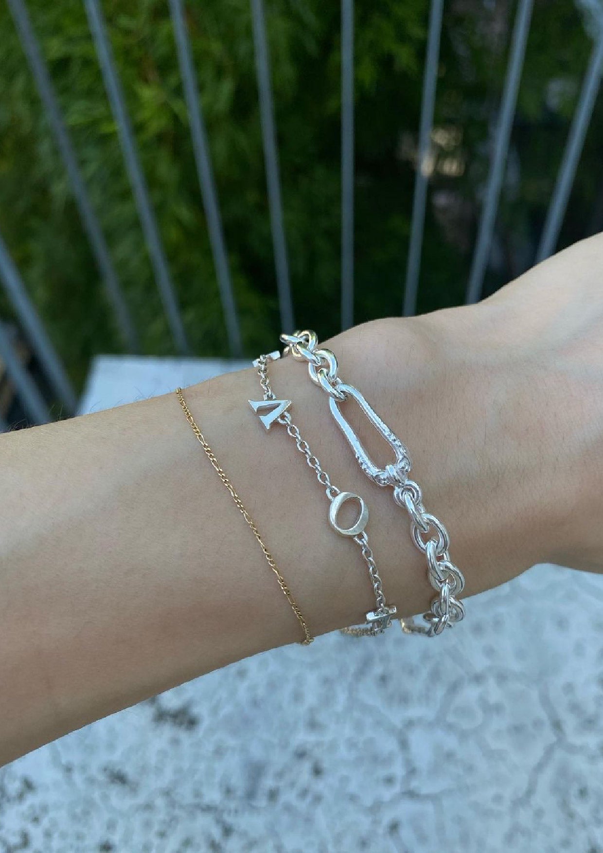 SS chain bracelet