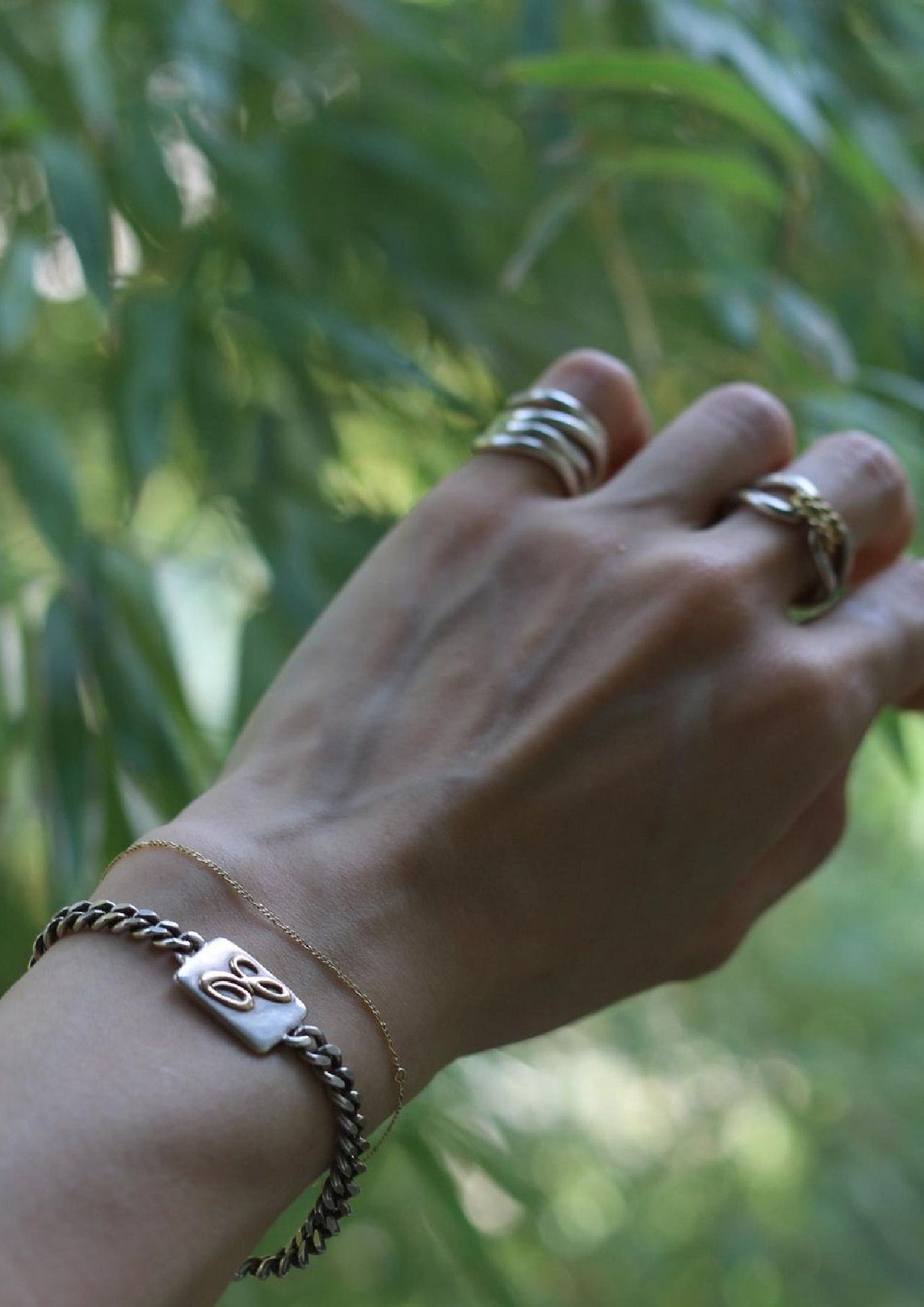 Initial Chain Bracelet