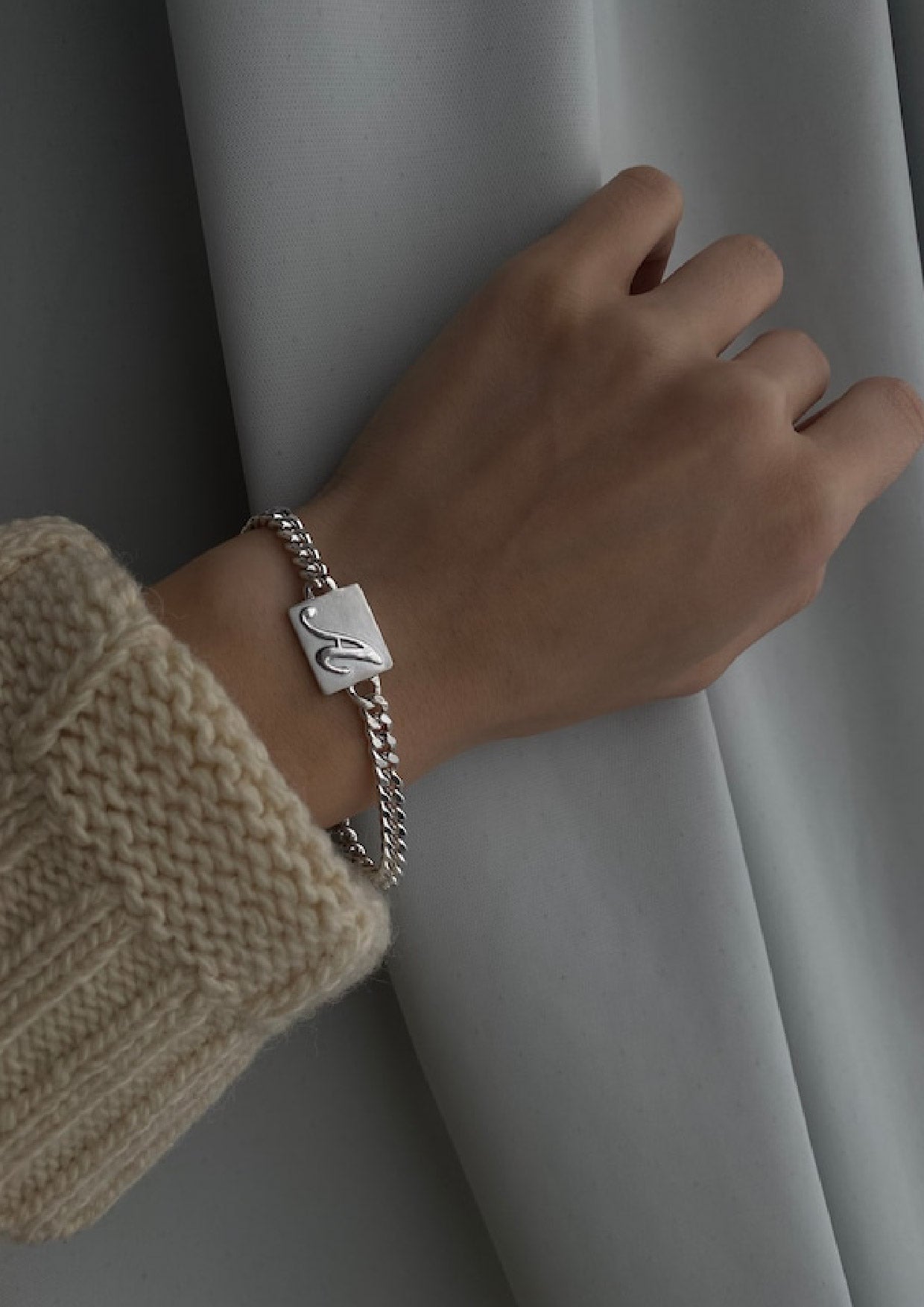 Initial Chain Bracelet