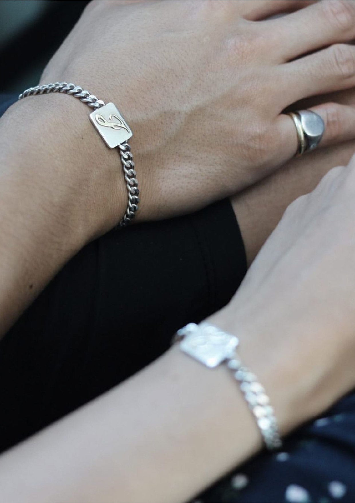 Initial Chain Bracelet