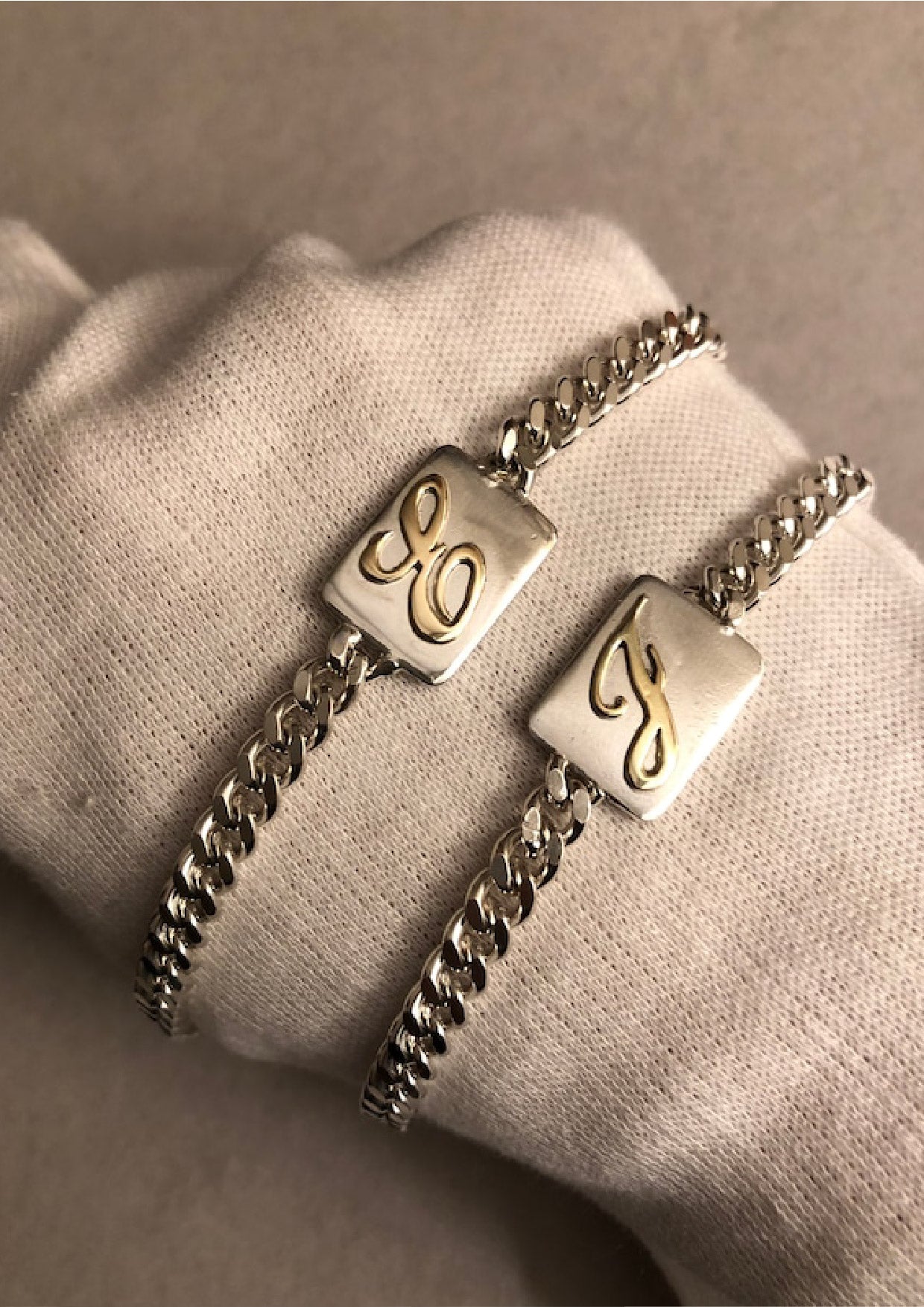 Initial Chain Bracelet