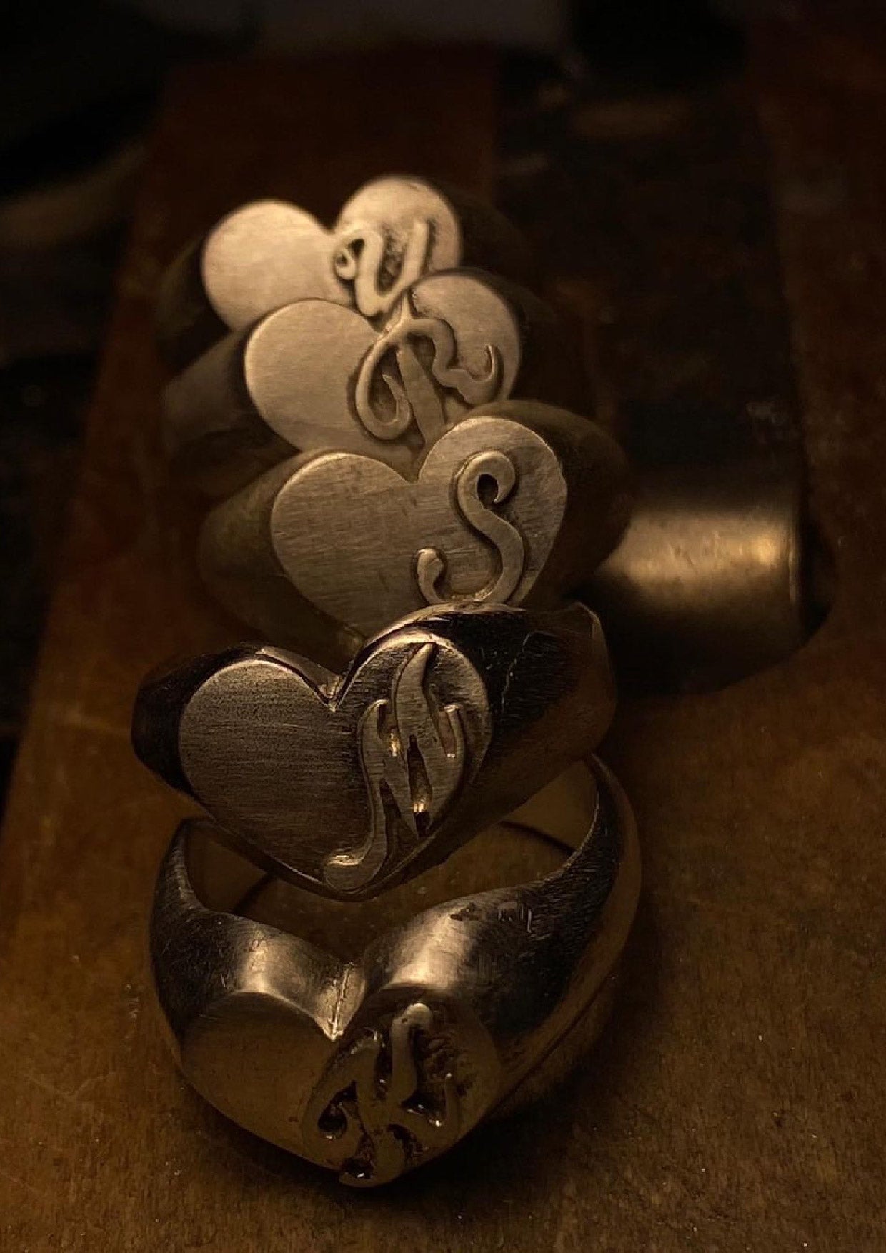 Heart Signet Ring (雕刻版)
