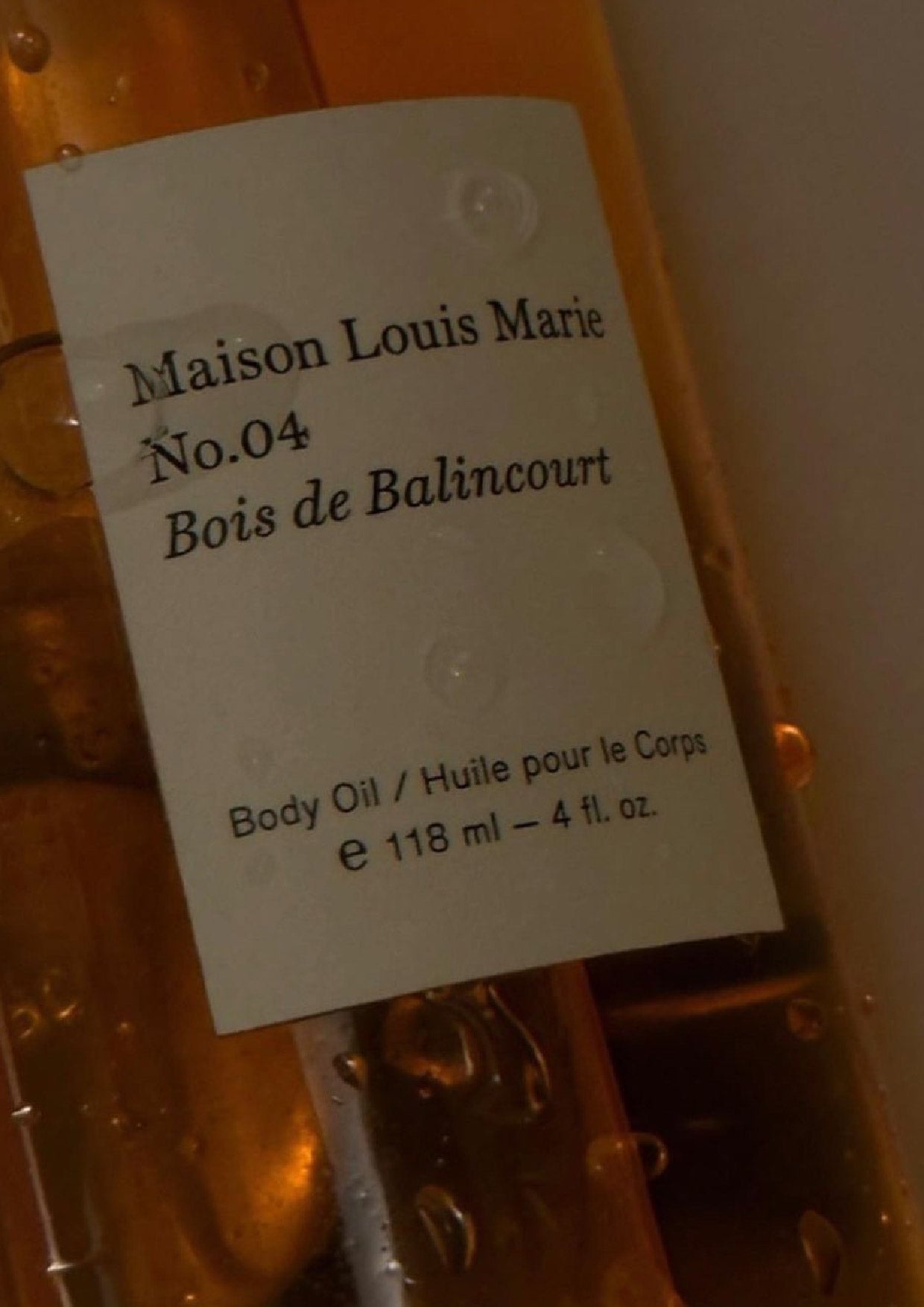 Maison louis marie no 4 body oil hot sale